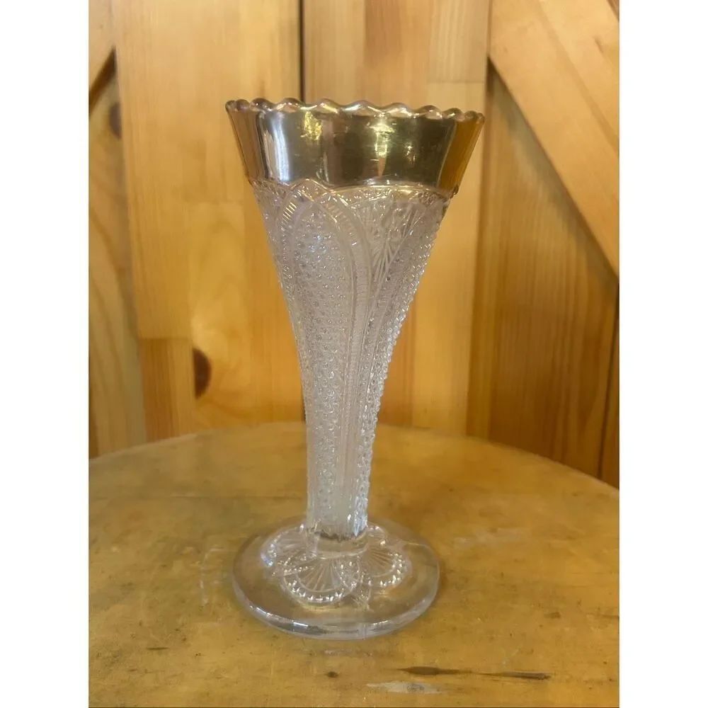 US Glass Company Massachusetts vase (5899)